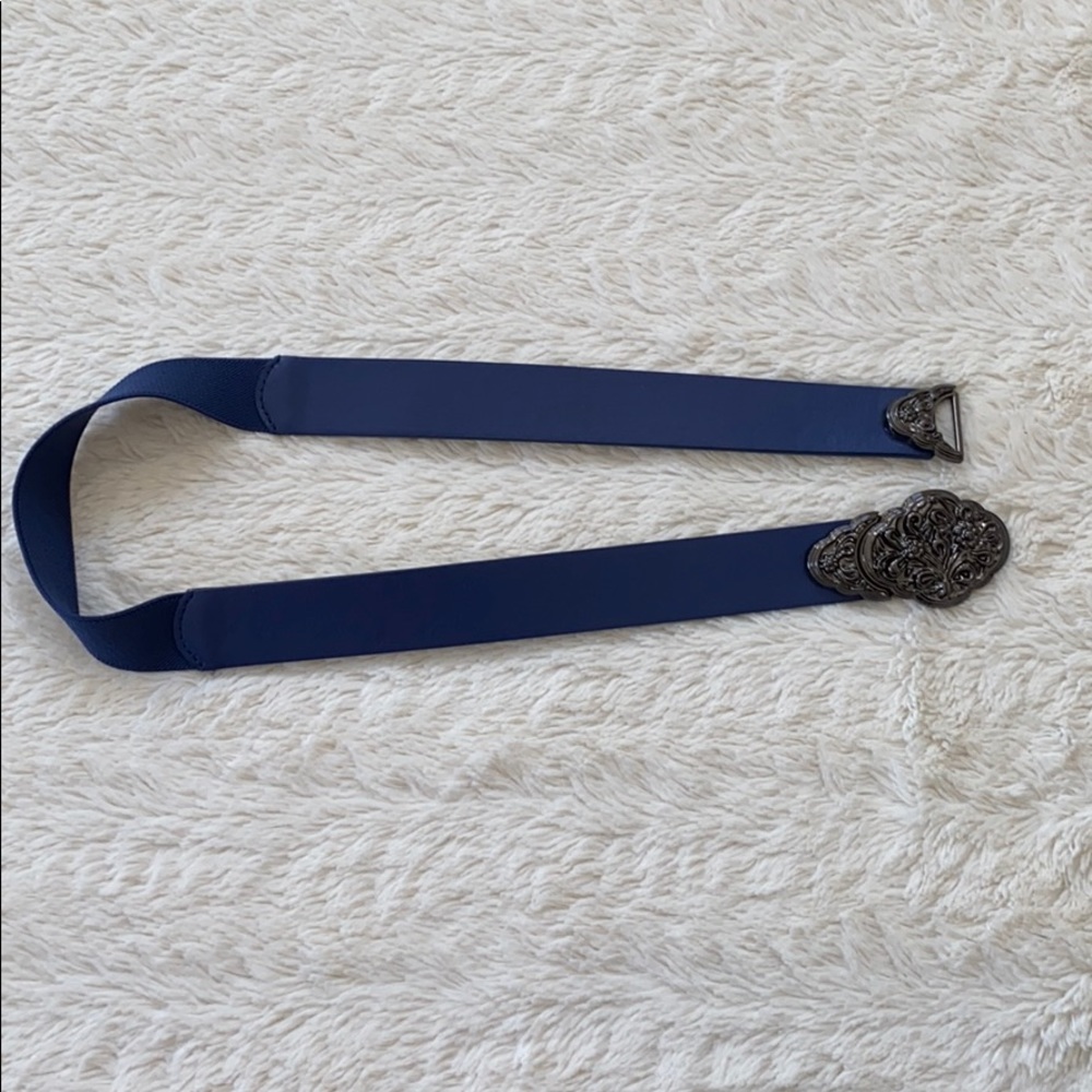 28 inch navy blue belt